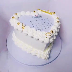 Anniversary Cake (Heart-Shaped)