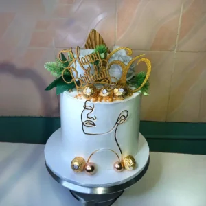 Custom Design Cake - Face On Birthday