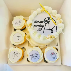 Mini Bento Emoji Set (Choc/Vanilla) Yellow Cream