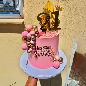 Custom Design Cake - 21st Birthday Cake