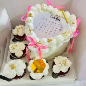 Mini Bento Heart Set (Choc/Vanilla) Calendar Theme