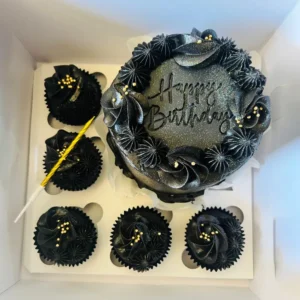 Mini Bento Black & Gold Theme Set (Choc/Vanilla)