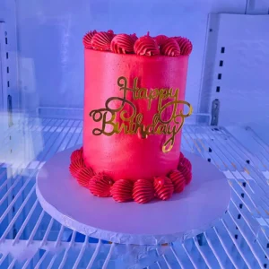 Tall Mini Bento (Choc/Vanilla) Birthday Cake