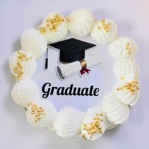 Mini bento graduation cake by Aly’s Bakery